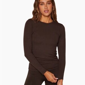 Set active - SET LONG SLEEVE - ESPRESSO size M